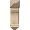 Ekena Millwork Merced Arts and Crafts Rough Sawn Bracket w/ Offset Brace, Douglas Fir, 8"W x 18"D x 26"H BKT0806X18X26MRC03RDF - alternate 3